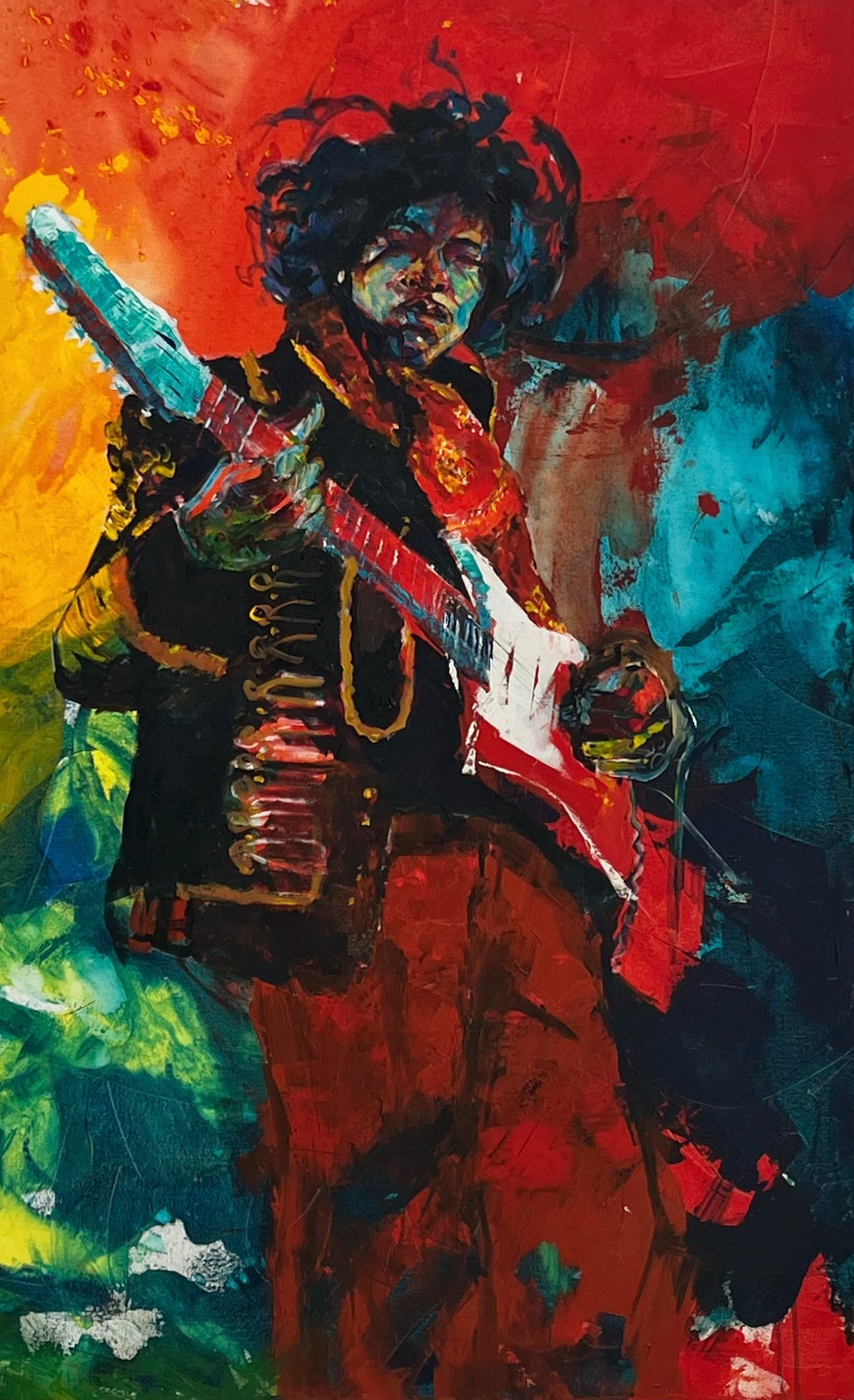 Jimi Hendrix by Abhishek Deheriya